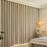 Foshan and Guangzhou Polyester Fabric Bed Room Linen Curtain Fabric Home and Hotel 100 Blackout Curtains