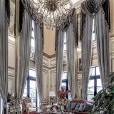 Foshan and Guangzhou Polyester Fabric Bed Room Linen Curtain Fabric Home and Hotel 100 Blackout Curtains