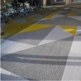 Woven Vinyl Flooring Tiles Commercial PVC Flooring